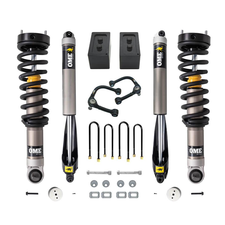 ARB / OME 21-25 Ford F150 MT64 Kit w/UCA FR 2.5in/0lb & RR 1.5in/0lb - 5104K