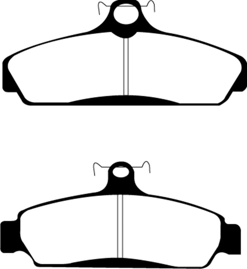EBC 83-87 Chevrolet Corvette (C4) 5.7 Greenstuff Front Brake Pads - DP21152