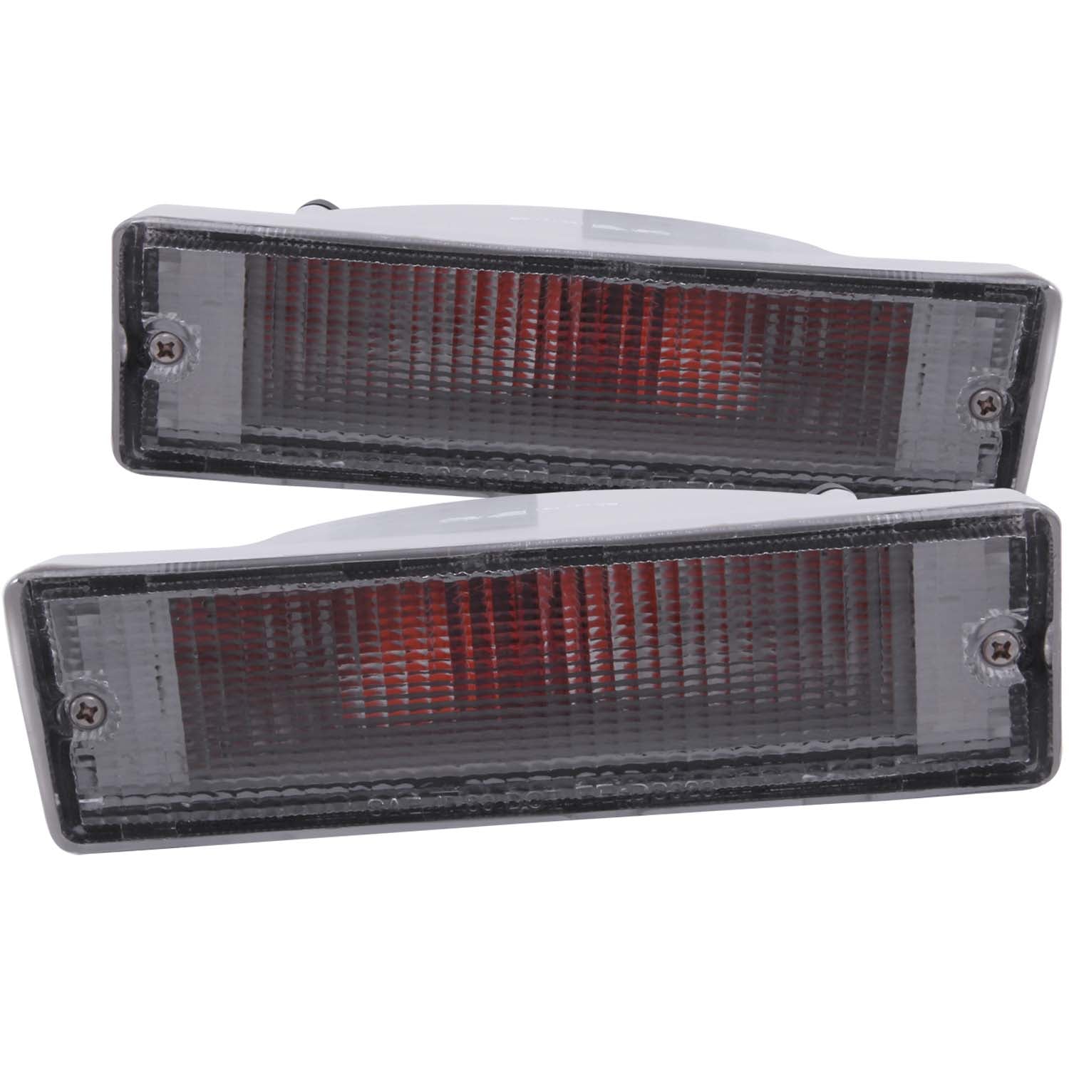 ANZO 1988-1995 Nissan Pathfinder Euro Parking Lights Chrome - 511016 for 1986-1994 Nissan D21 - front view
