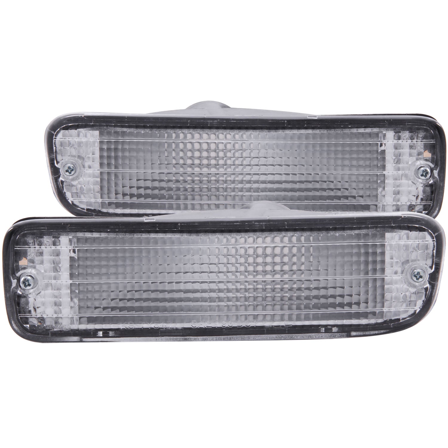 ANZO 1995-1997 Toyota Tacoma Euro Parking Lights Chrome - 511018 for 1995-1997 Toyota Tacoma - front view