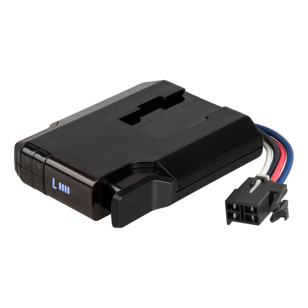 CURT 51116 Venturer NEXT Electric Trailer Brake Controller, Time-Delay, Fully Adjustable, Low Profile, 1-3 Axles, Plug-and-Play