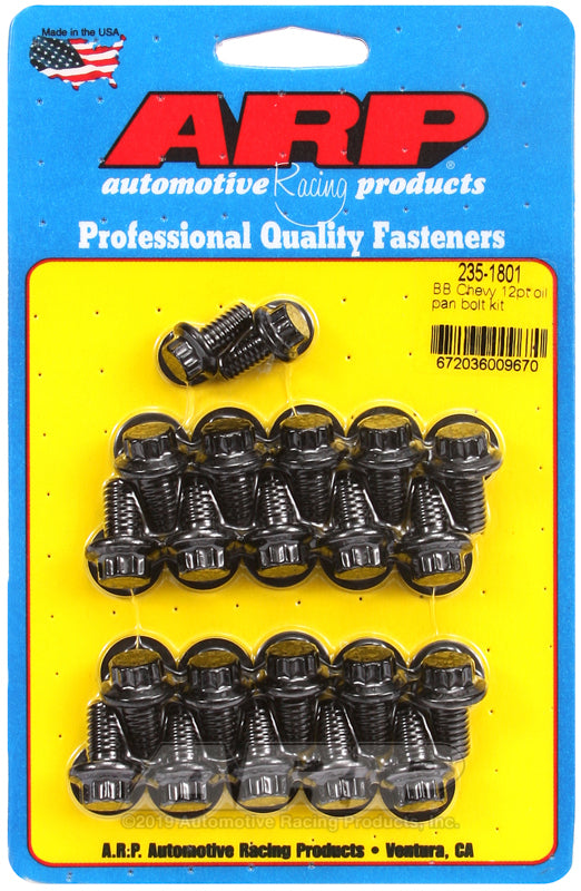 ARP BB Chevy 12pt Oil Pan Bolt Kit - 235-1801 by ARP
