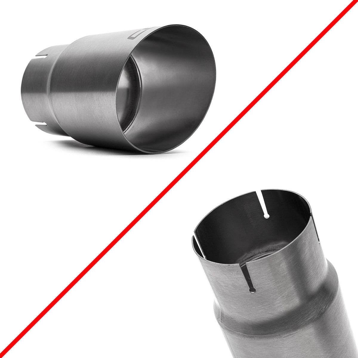 Cobb Subaru 02-07 WRX/04-07 STI Tip Kit - Brushed Titanium - 512140-NB