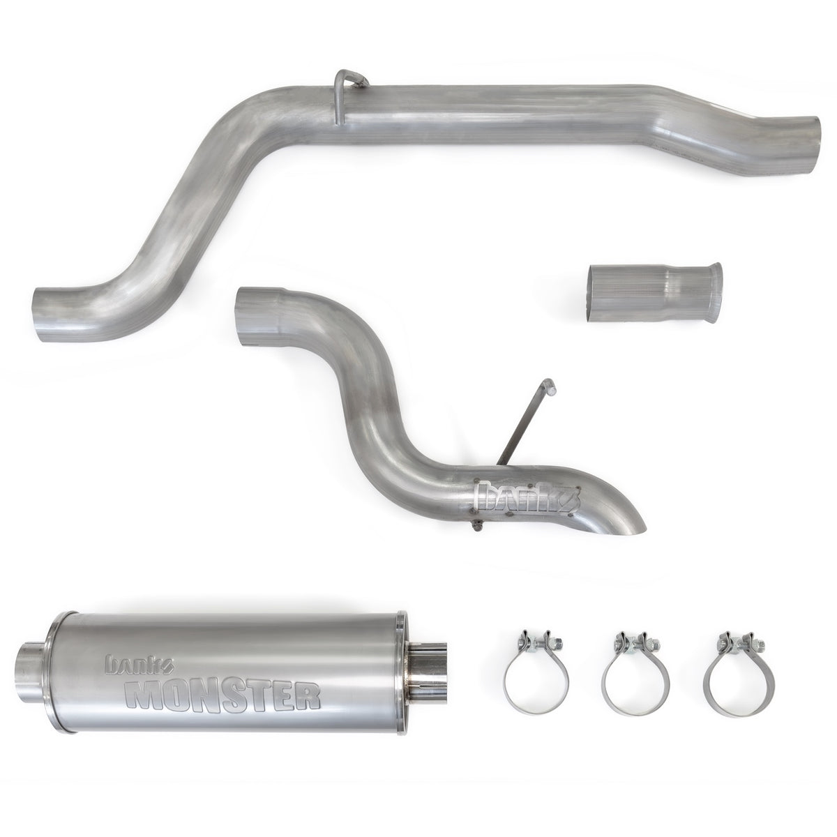 Banks Power 18-23 Jeep Wrangler 2.0L Monster Exhaust System - SS Single Exhaust - 51365