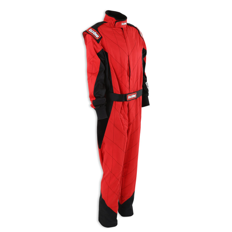 RaceQuip Red Chevron-1 Suit - SFI-1 XL - 130916RQP