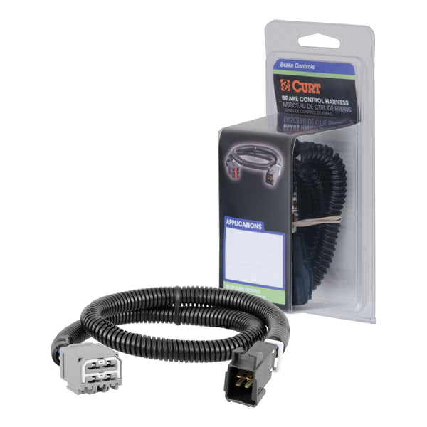 CURT 51447 Quick Plug Brake Controller Wiring Harness, Fits Select Chrysler, Dodge, Jeep Vehicles (Tow Package Required)