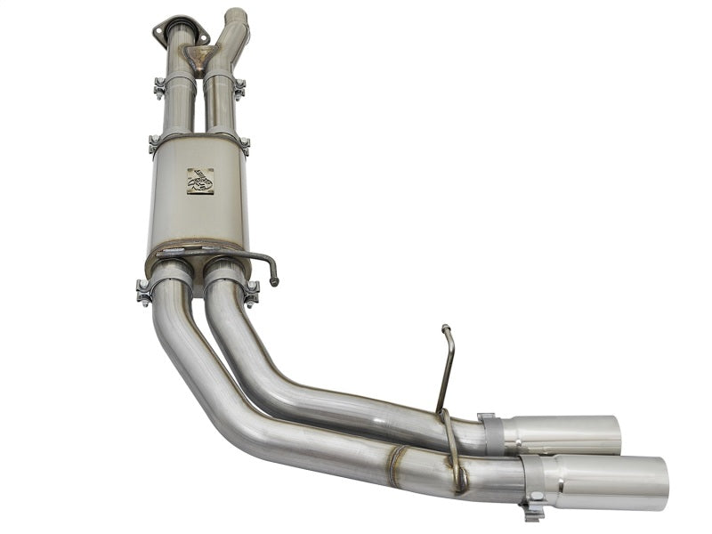 aFe POWER Rebel Series 3in 409 SS Cat Back Exhaust w/ Polished Tips 17 Ford F-150 Raptor V6-3.5L - 49-43091-P