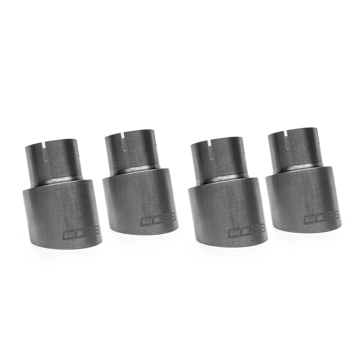 Cobb Subaru 11-24 WRX/11-21 STI Tip Kit - Brushed Titanium - 515145-NB