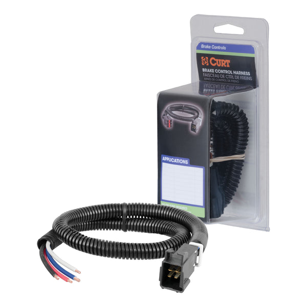 CURT 51516 Quick Plug Universal Electric Trailer Brake Controller Wiring Harness