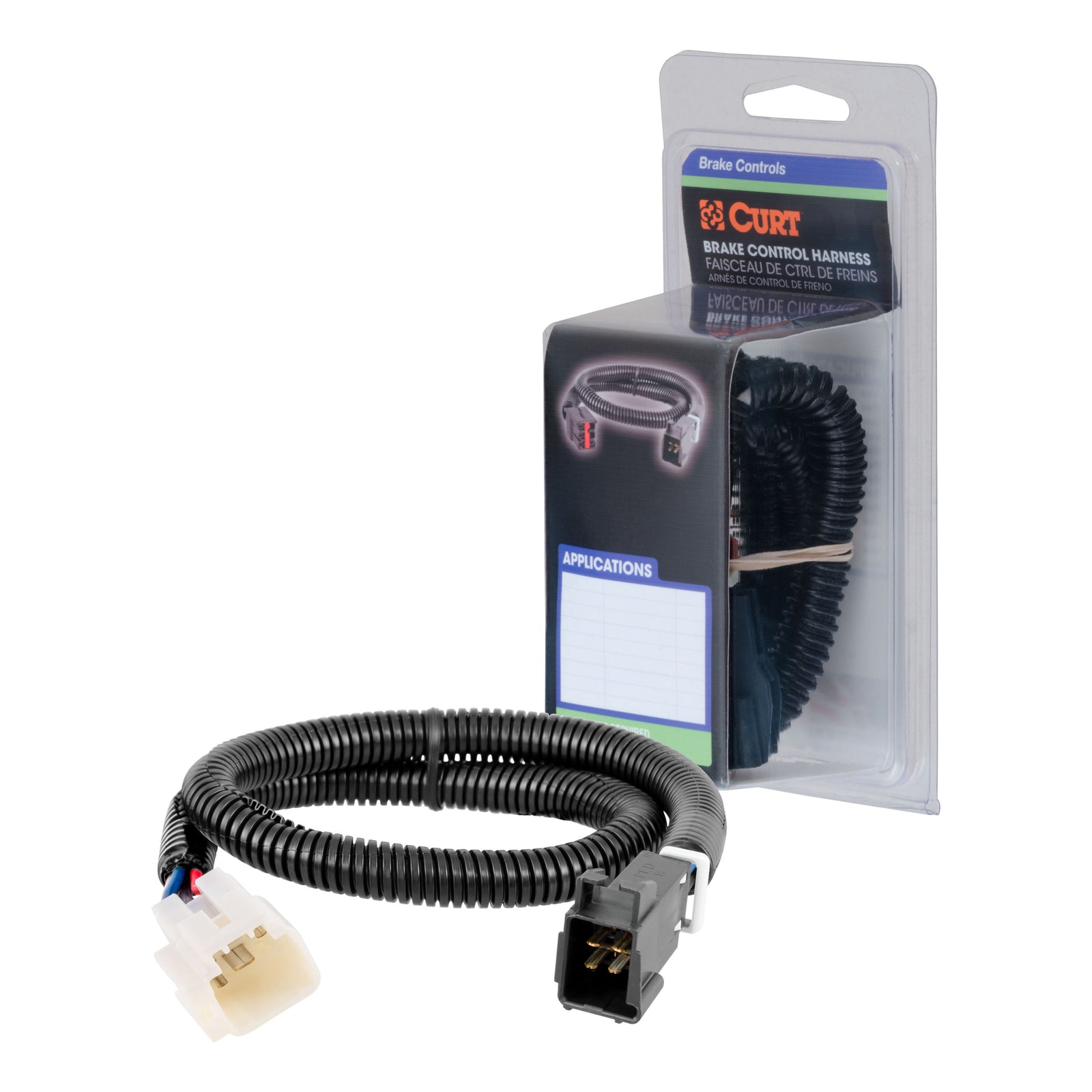 CURT 51533 Quick Plug Electric Trailer Brake Controller Wiring Harness, Fits Select Subaru Ascent