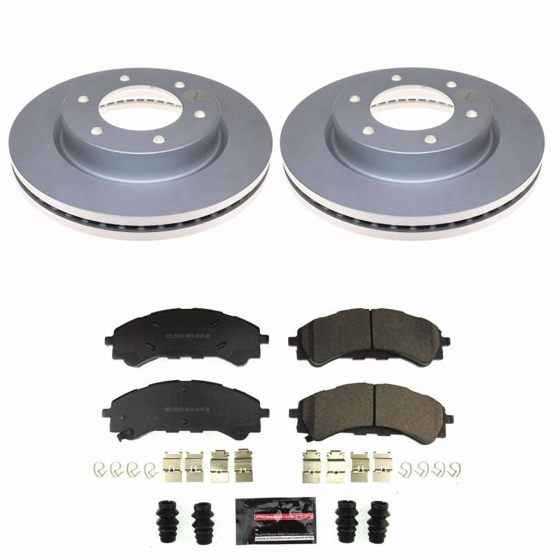 Power Stop 21-25 Ford Bronco Front Z23 Coated Brake Kit - CPK8413-23