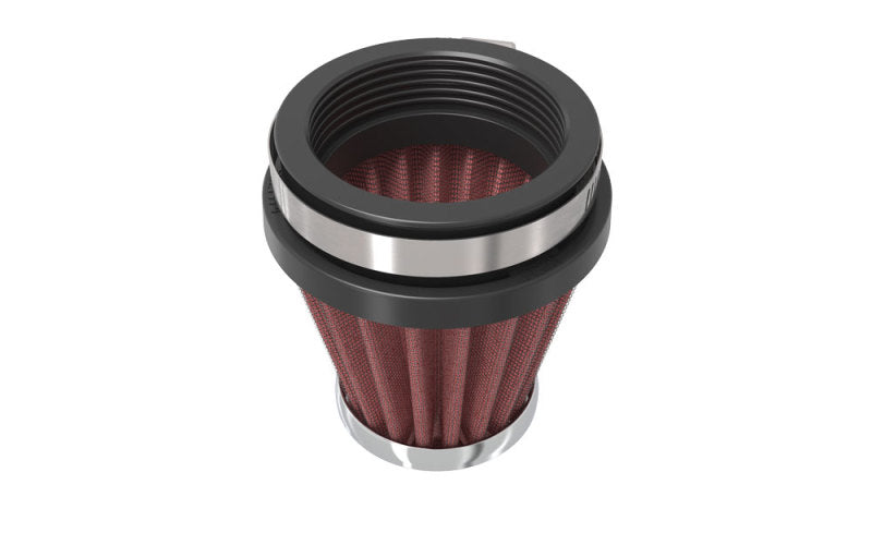 K&amp;N Universal Chrome Filter 2.125 in Flange ID / 3in Base OD / 2in Top OD / 2.75in Height - RC-2340