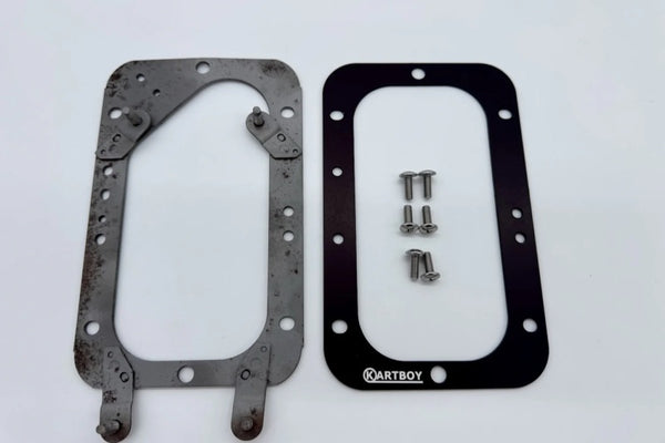 Kartboy Subaru WRX/WRX STi/Legacy GT/Forester XT No Trim (Linkage Style) Shifter Surround - KB-003-SRND - front view