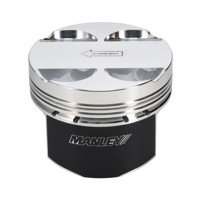 Manley 16+ Nissan VR30DDTT 86mm Bore Grade 2 10:1 CR -3.5cc Dome Flat Top Piston w/ Rings (SINGLE) - 642GR2-1