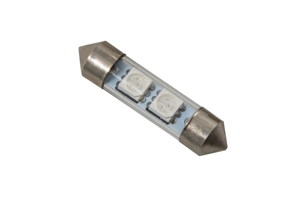 Diode Dynamics 36mm SMF2 LED Bulb - Red (Single) - DD0080S for 1994-2004 Ford Mustang - front view