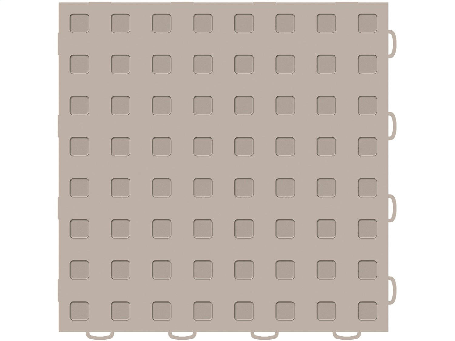 Weathertech - WeatherTech® TechFloor™ - 12 in. x 12 in. Solid Floor Tile w/Raised Squares - 51T1212SS TN