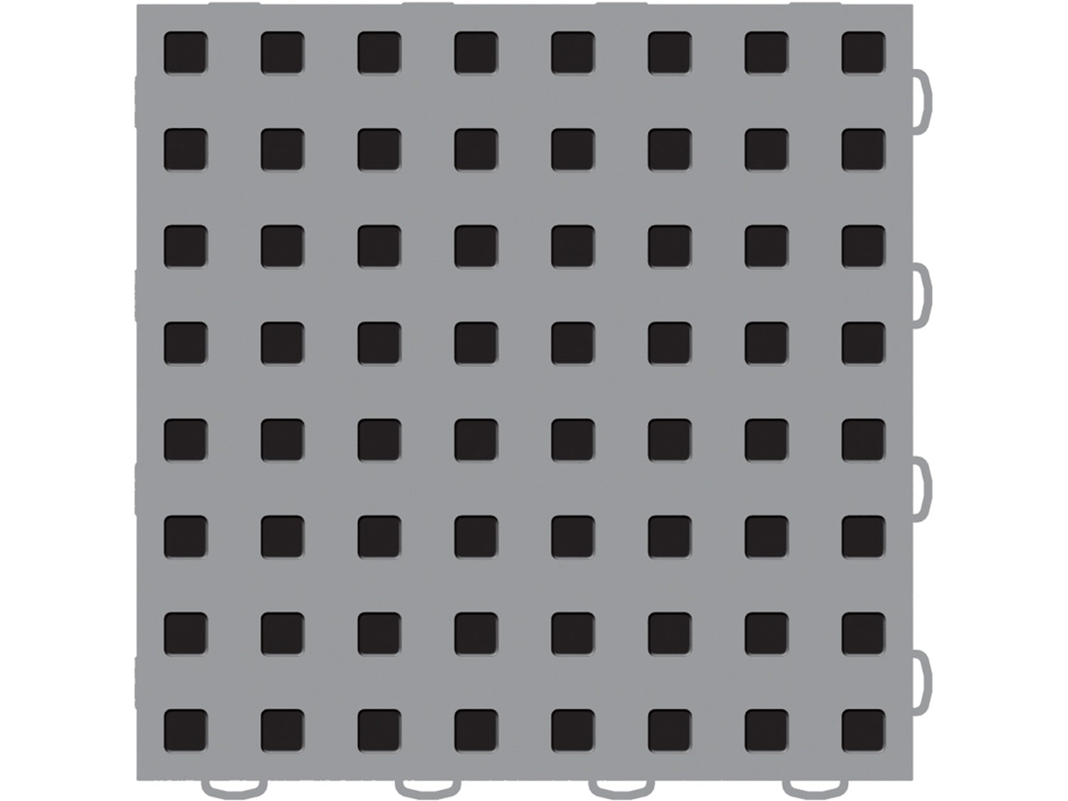 Weathertech - WeatherTech® TechFloor™ - 12 in. x 12 in. Gray/Black - 51T1212 GR-BK