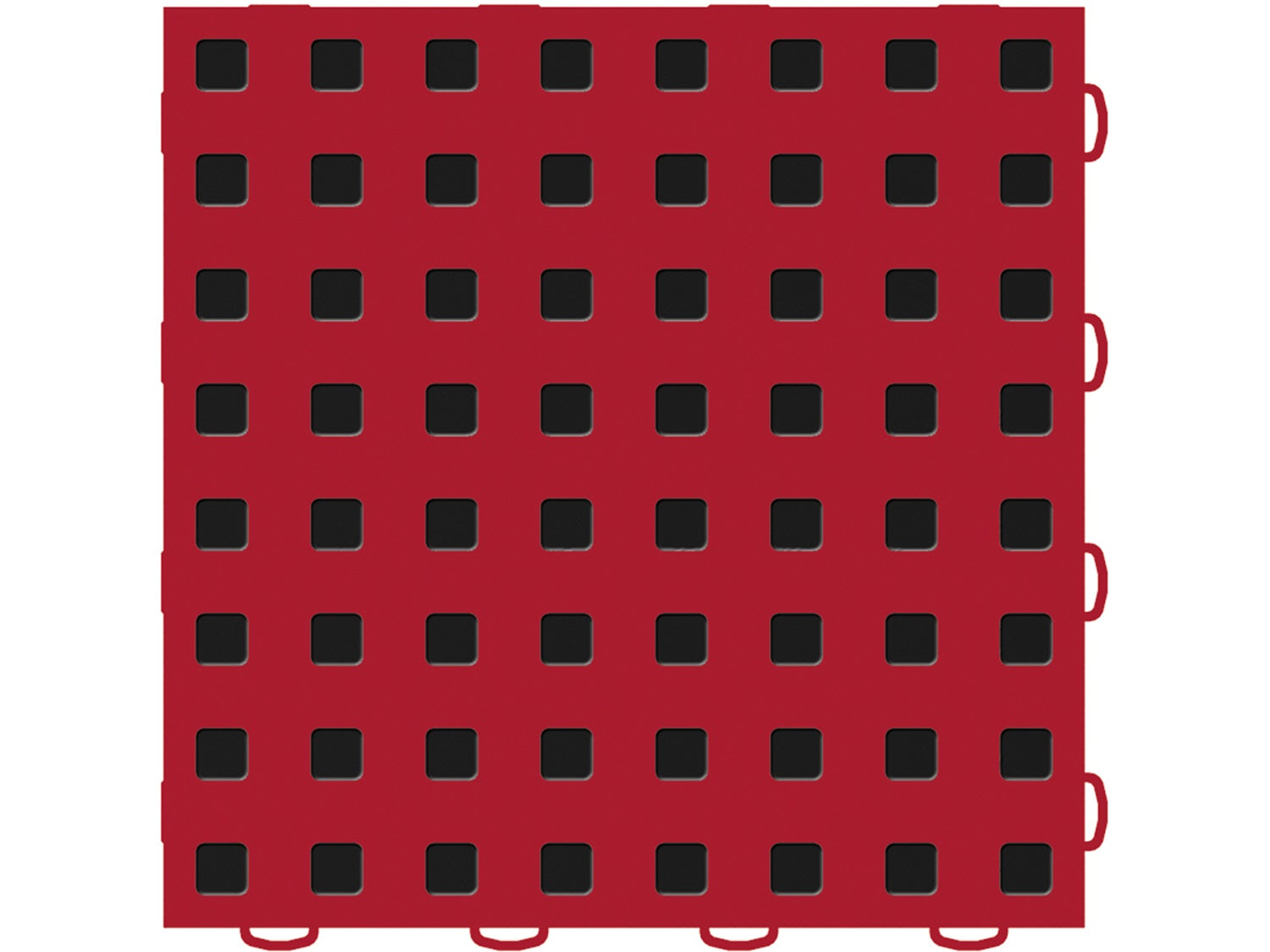 Weathertech - WeatherTech® TechFloor™ - 3 in. x 12 in. Left Loop - 51T312LL RD-BK