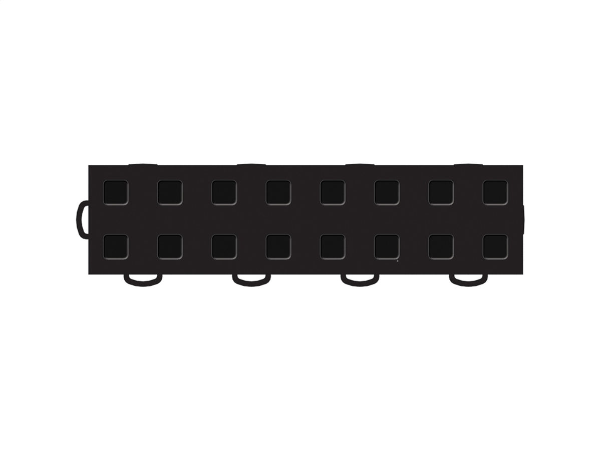 Weathertech - WeatherTech® TechFloor™ - 2 in. x 12 in. Border w/Tabs Order Qty Of 10 - 51B212T BK