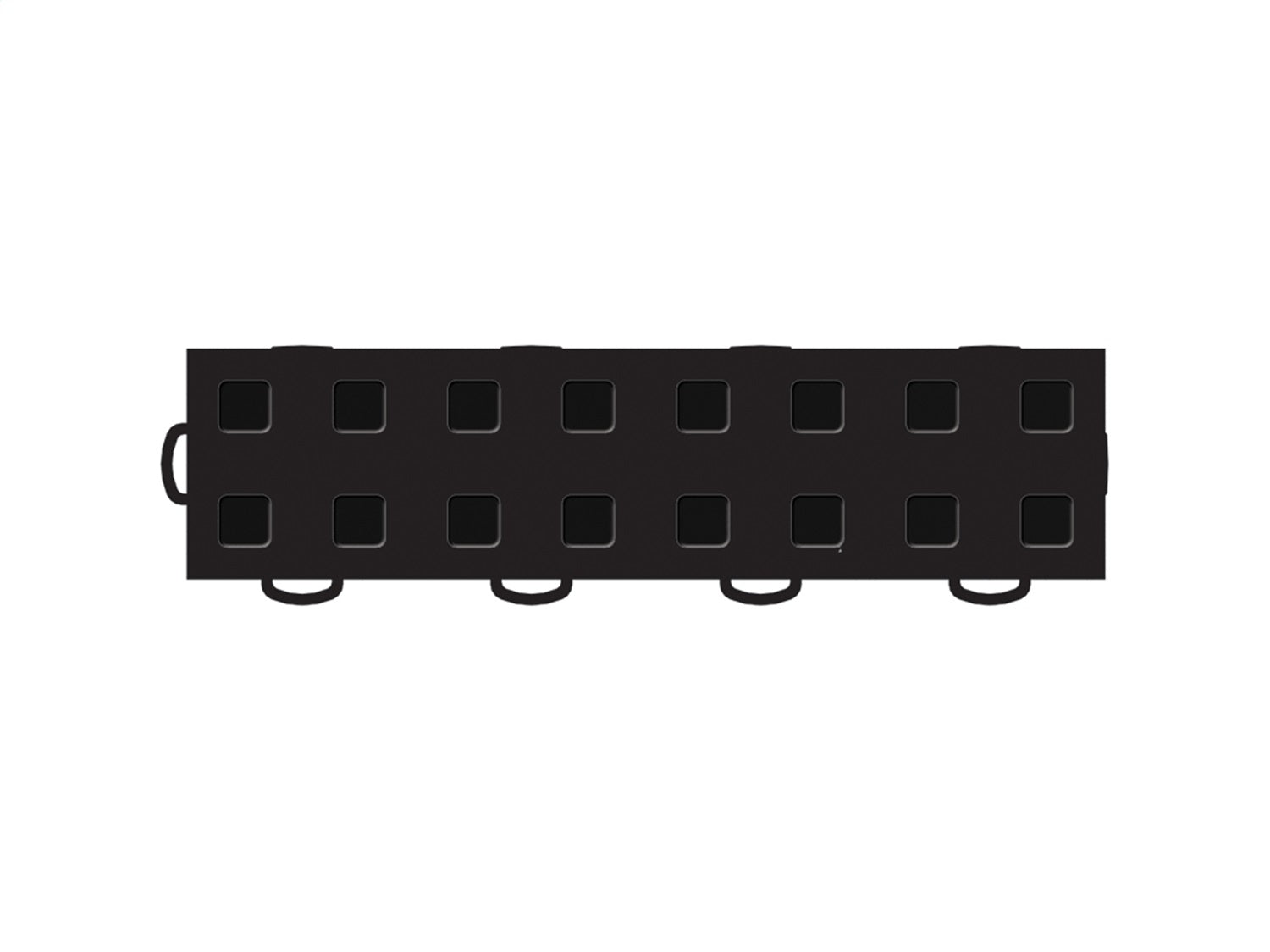 Weathertech - WeatherTech® TechFloor™ - 2 in. x 12 in. Border w/Tabs Order Qty Of 10 - 51B212T BK