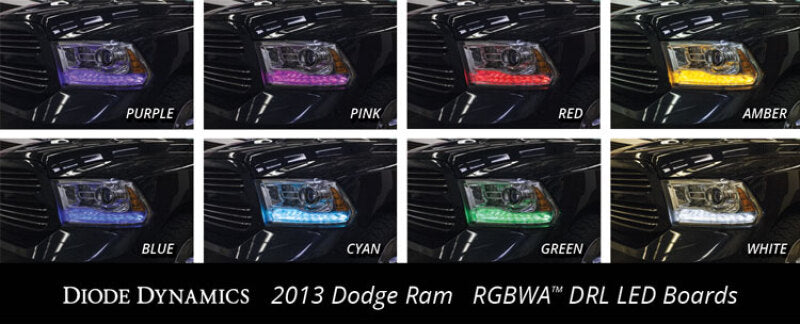 Diode Dynamics Ram RGBWA DRL LED Boards 13-16 Dodge - DD2014