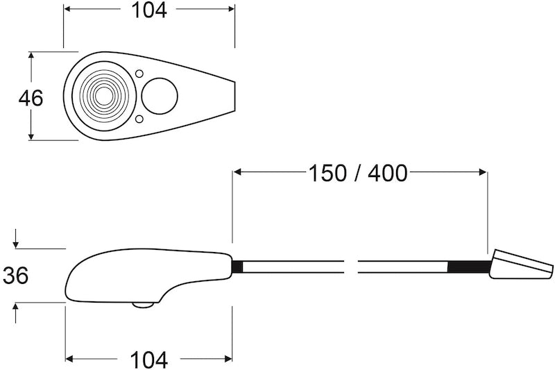 Hella Interiorlamp 400 Bic Md931V Black 2Ja - 343720622