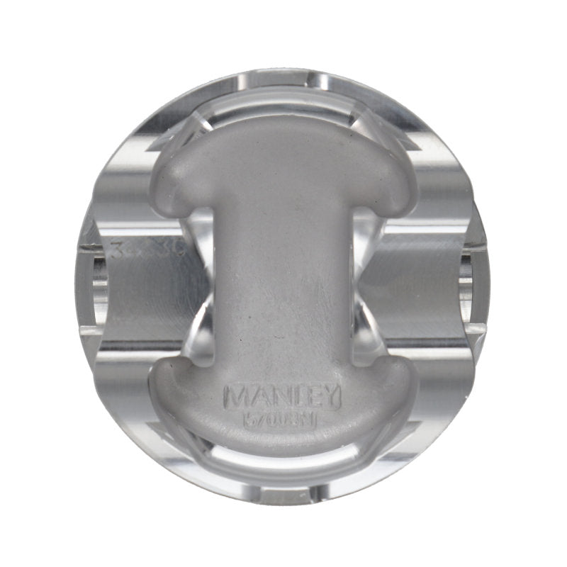 Manley Nissan (SR20DE/DET) 86.5mm +.5mm Oversized Bore 8.5:1 Dish Piston Set with Ring - 638005C-4
