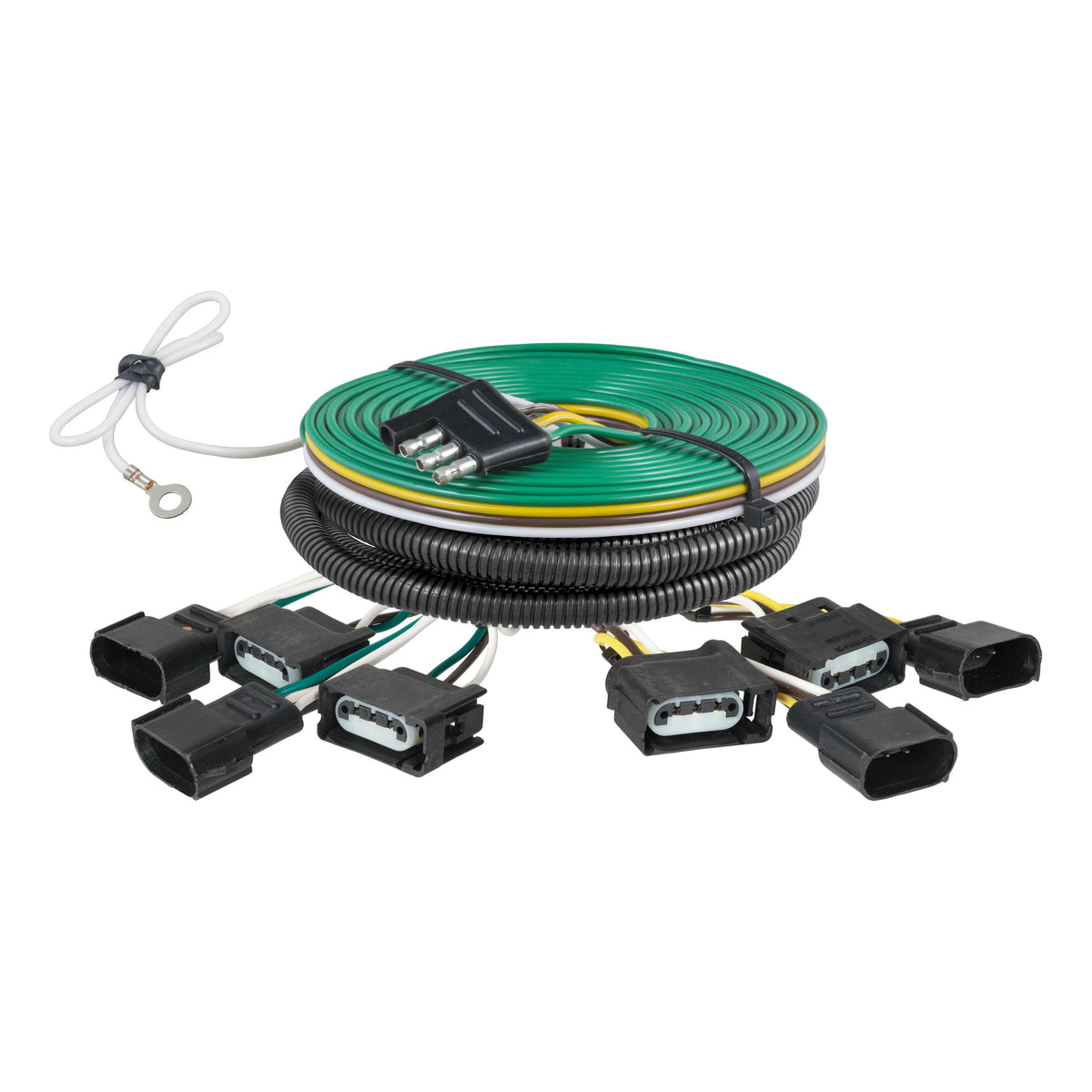 CURT 52106 Custom Towed-Vehicle RV Wiring Harness for Dinghy Towing, Fits Select Ford F-250, F-350