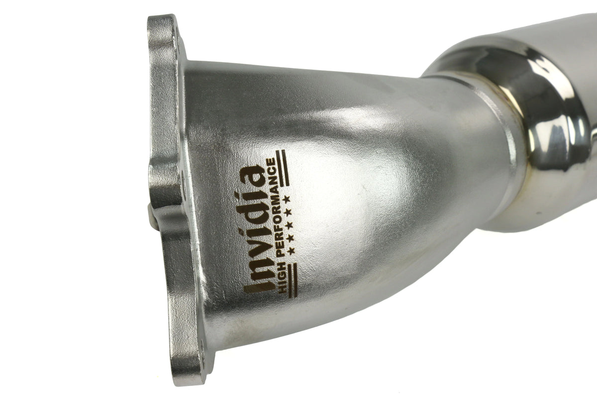 Invidia 05+ MT LGT / 08+ WRX/STi Polished Divorced Waste Gate Downpipe