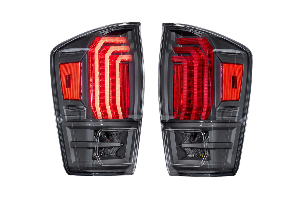 Morimoto - XB LED Tail Lights: Toyota Tacoma (16-23) (Pair / Clear Lens) - LF702.2