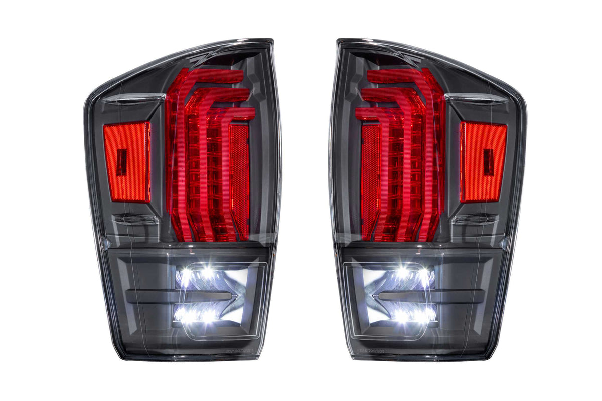 Morimoto - XB LED Tail Lights: Toyota Tacoma (16-23) (Pair / Clear Lens) - LF702.2