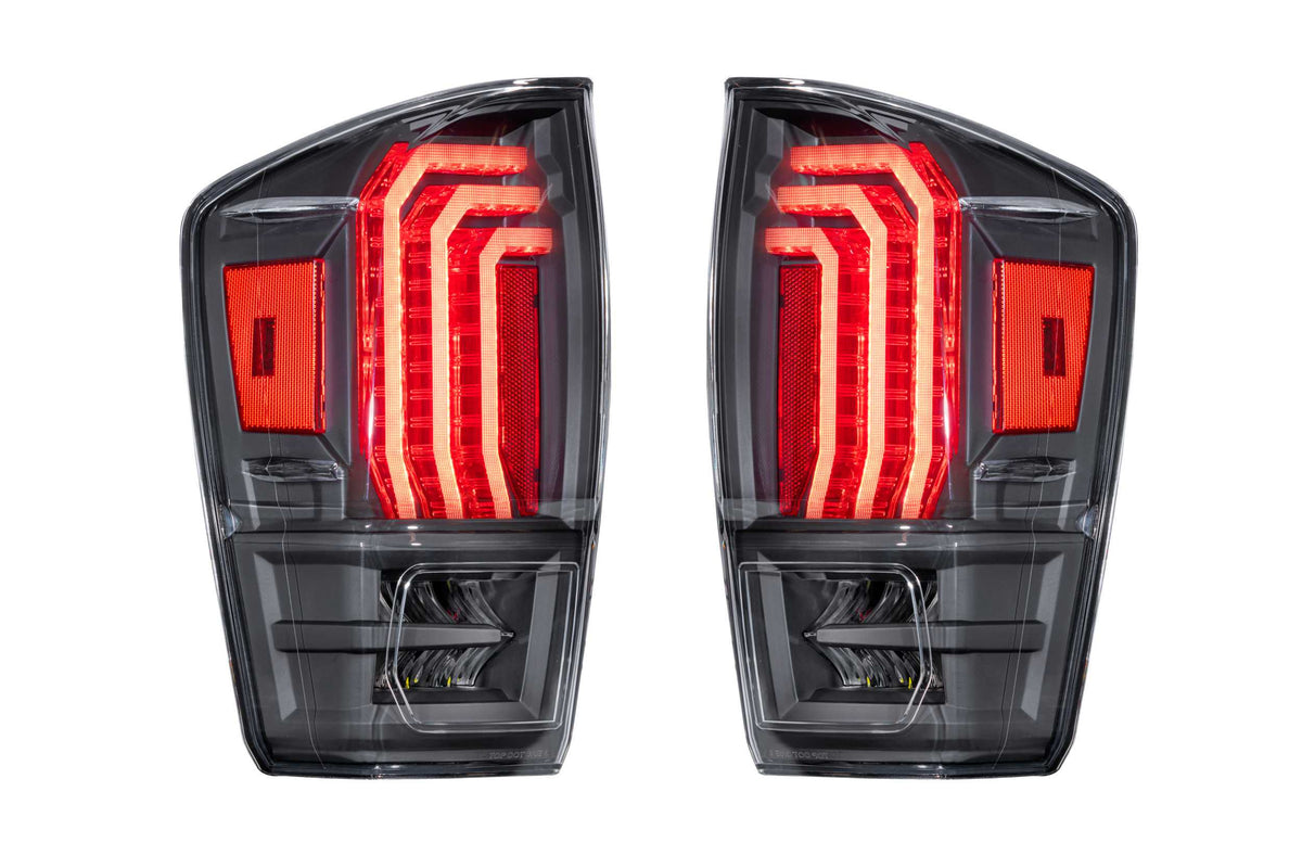 Morimoto - XB LED Tail Lights: Toyota Tacoma (16-23) (Pair / Clear Lens) - LF702.2