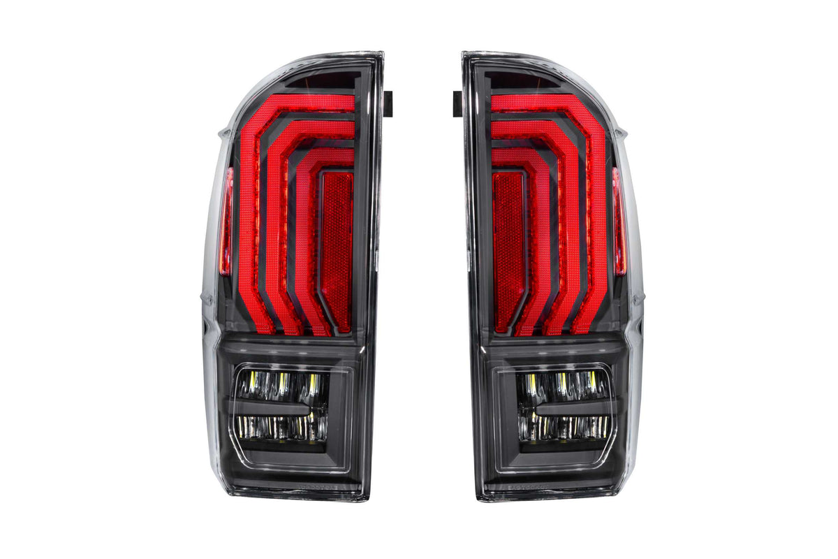 Morimoto - XB LED Tail Lights: Toyota Tacoma (16-23) (Pair / Clear Lens) - LF702.2