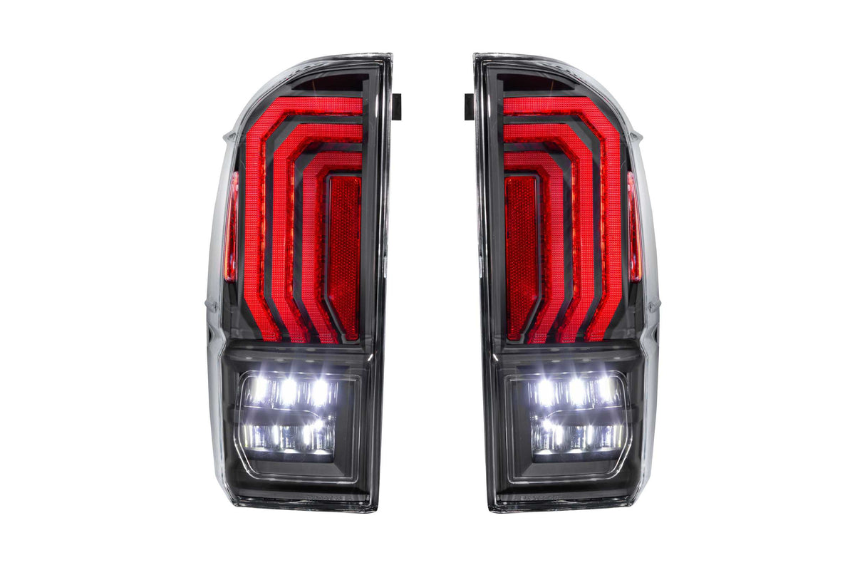 Morimoto - XB LED Tail Lights: Toyota Tacoma (16-23) (Pair / Clear Lens) - LF702.2