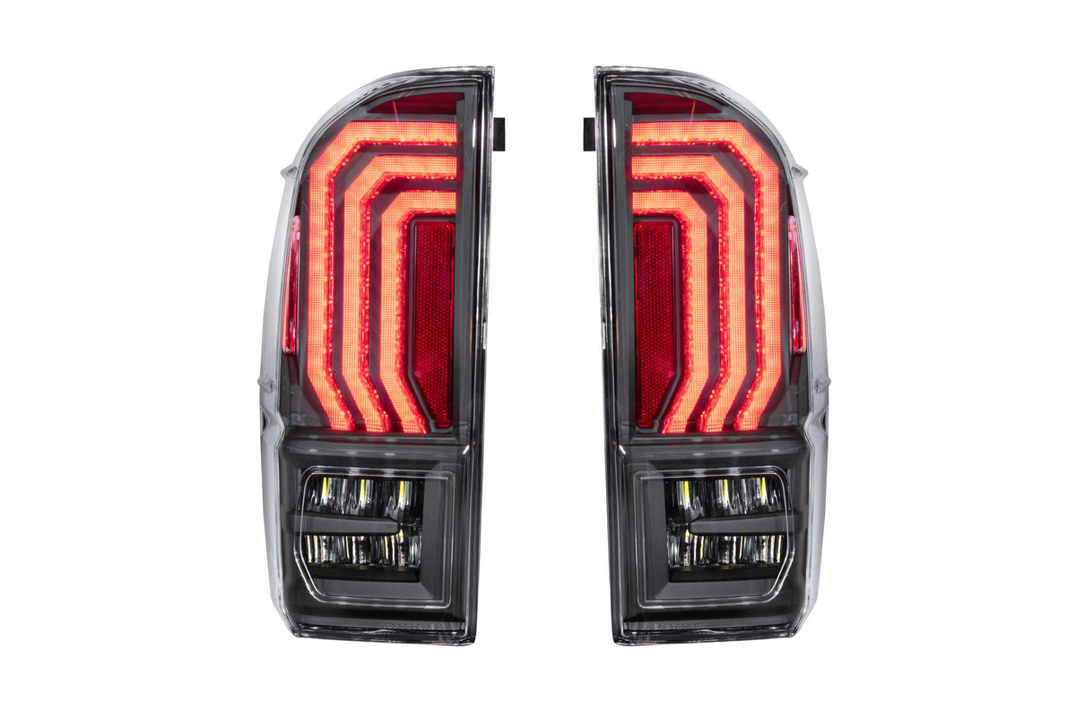 Morimoto - XB LED Tail Lights: Toyota Tacoma (16-23) (Pair / Clear Lens) - LF702.2