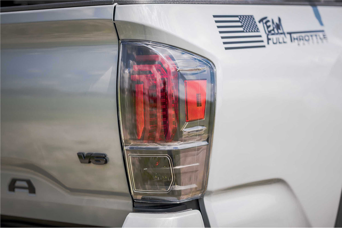 Morimoto - XB LED Tail Lights: Toyota Tacoma (16-23) (Pair / Clear Lens) - LF702.2