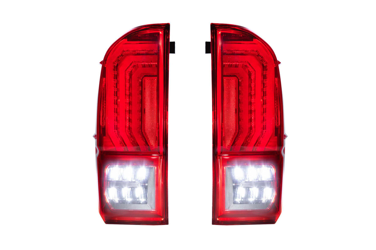 Morimoto - XB LED Tail Lights: Toyota Tacoma (16-23) (Pair / Red Lens) - LF703