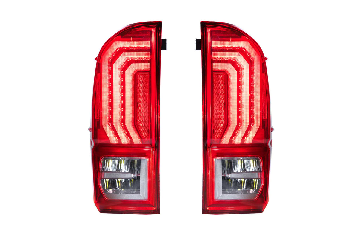 Morimoto - XB LED Tail Lights: Toyota Tacoma (16-23) (Pair / Red Lens) - LF703