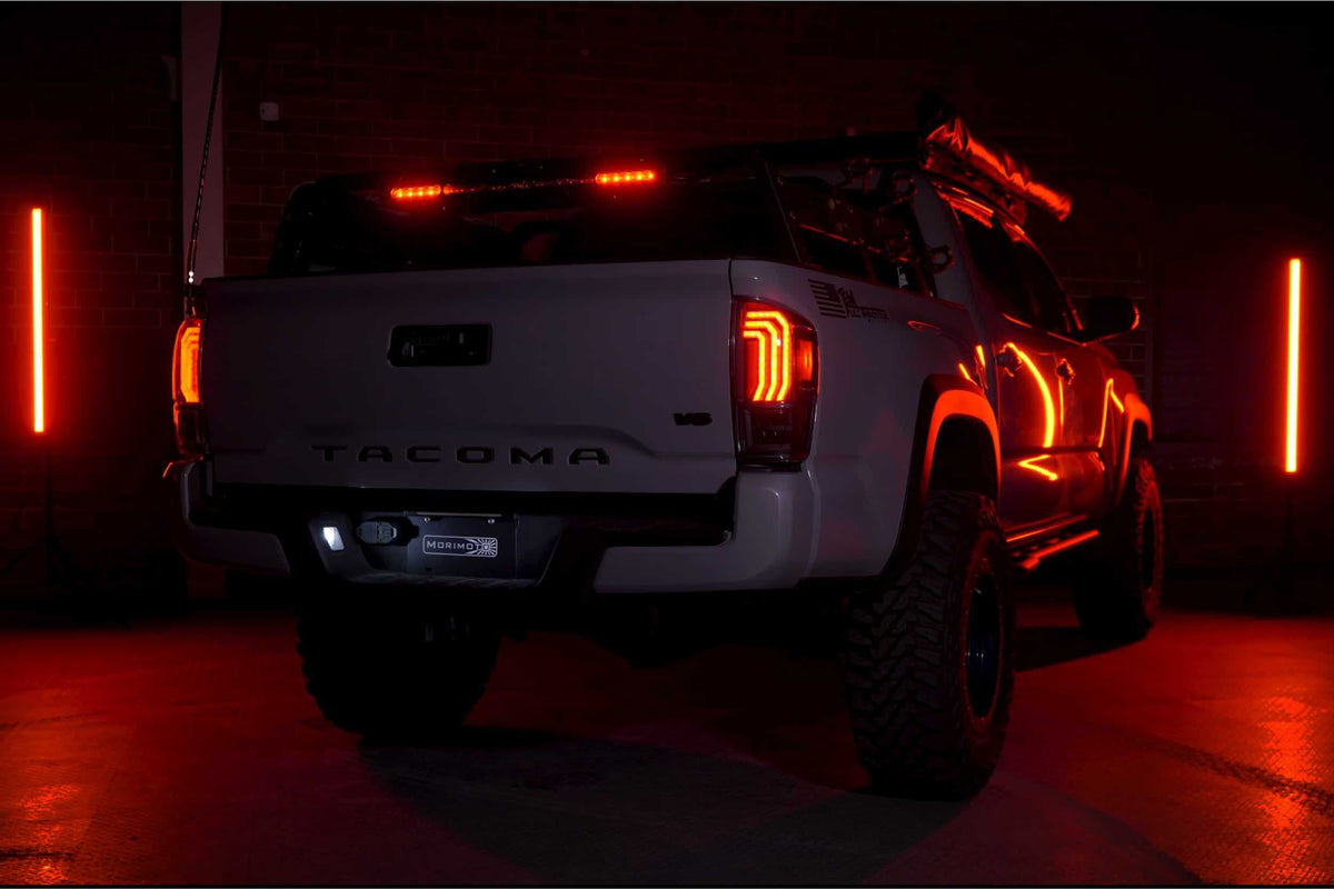Morimoto - XB LED Tail Lights: Toyota Tacoma (16-23) (Pair / Red Lens) - LF703