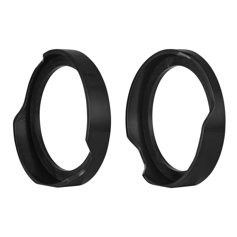 DS18 14-23 Harley-Davidson Saddle Bag Mid Bass Adapter Ring Top Cover to Seal Bags 1x10in ABS Black - RY-HD10SBMBKIT.1423 - close-up view