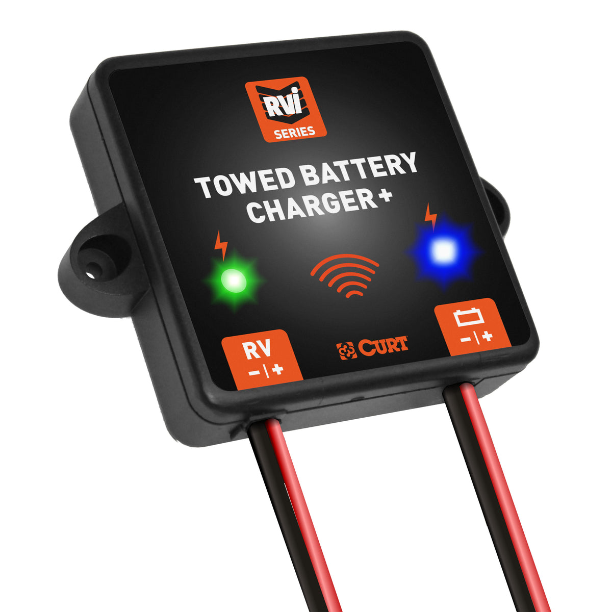 CURT 52204 RVibrake Towed Battery Charger Plus for Flat Towing