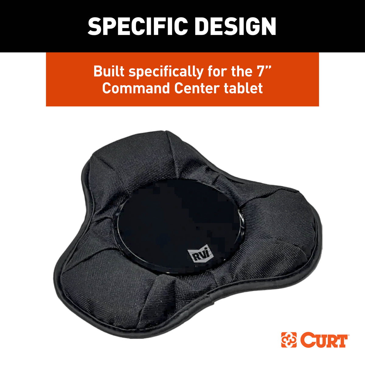 CURT 52213 RVibrake Bean Bag Dash Mount for Command Center Tablet
