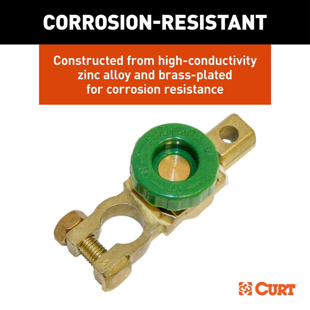 CURT 52216 Towed Battery Disconnect for RVibrake