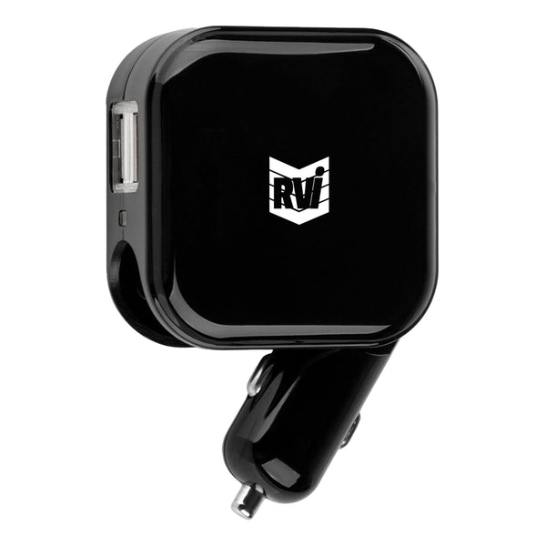 CURT 52217 Dual USB 2-in-1 AC/DC Charger for Command Center Tablet