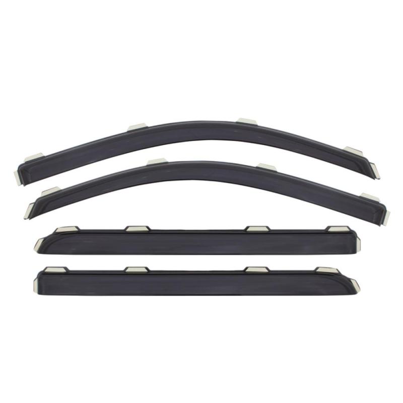 AVS 10-18 Toyota 4Runner Ventvisor In-Channel Front &amp; Rear Window Deflectors 4pc - Smoke - 194242