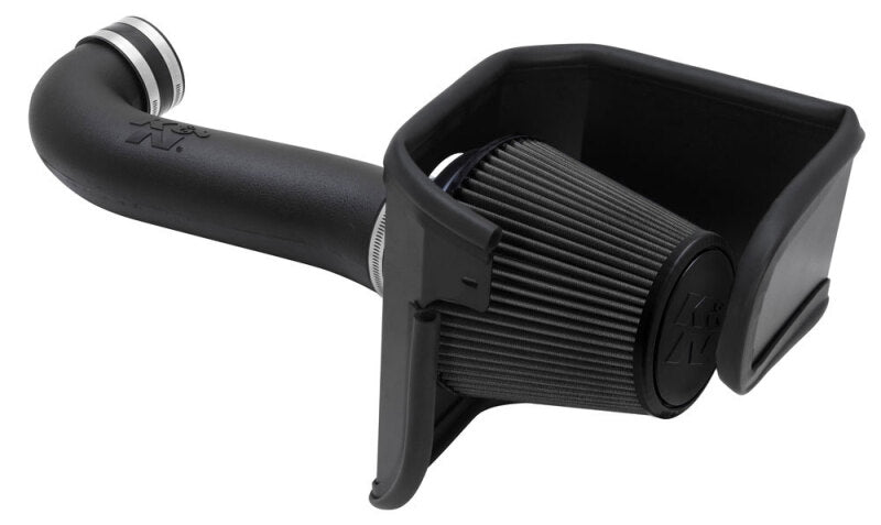 K&N 05-19 Dodge Magnum V8 5.7L/6.1L Dryflow Performance Air Intake System - 30-1542 for 2006-2023 Dodge Charger - front view
