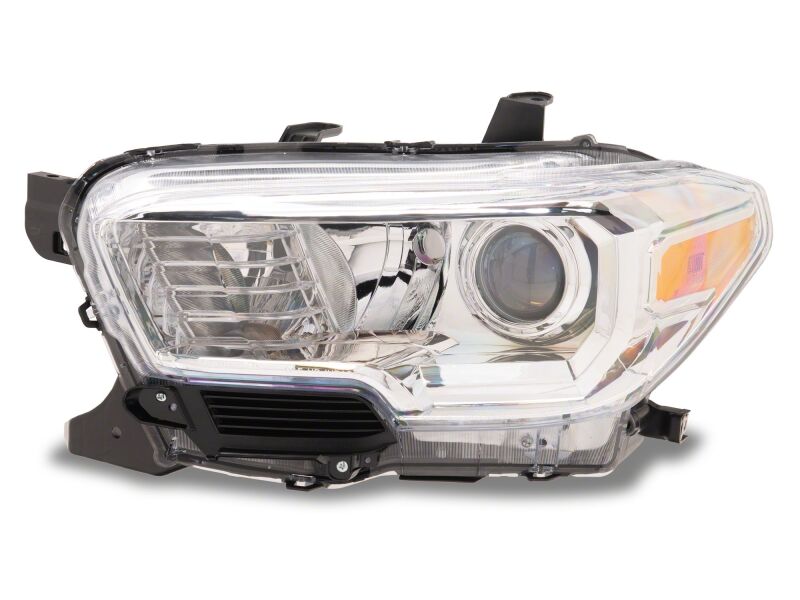 Raxiom 16-23 Toyota Tacoma Axial Series OE Replmnt Headlights- Chrome- Clear Lens - TT26261 - rear view