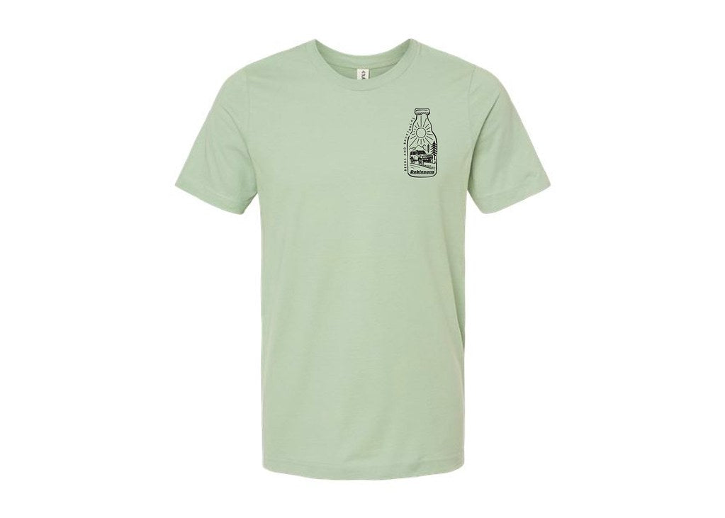 Dobinsons - Beers and Backtracks Pacific Green / 76 Series Land Cruiser T-shirt PG00-2339 - Small - PG00-2339-S