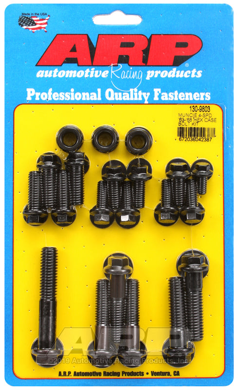 ARP Muncie 4-spd '63-'68 hex trans case bolt kit - 130-9803