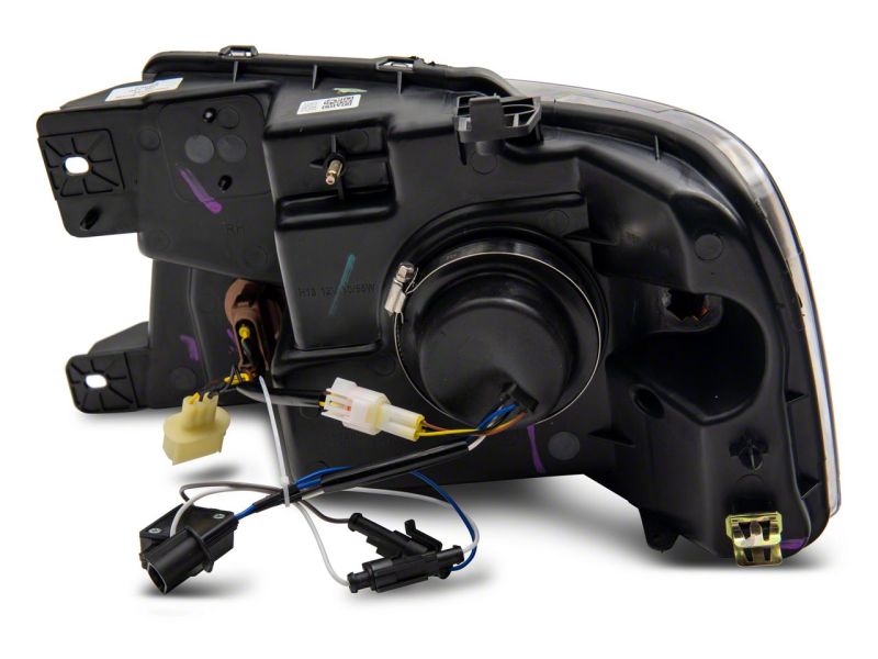 Raxiom 04-08 Ford F-150 Axial Series Projector Headlights w/ SEQL LED Bar- Blk Housing (Clear Lens) - T566364